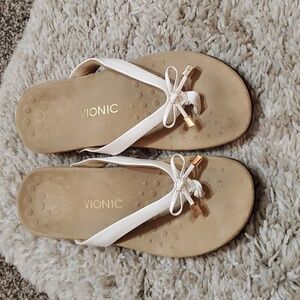 Vionic Slip On Orthopedic Flip Flop Thong Sandals Women's Size 8